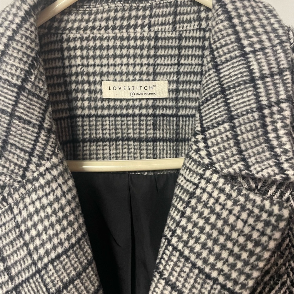 Lovestitch Blakely Patchwork Plaid Black And Whit… - image 4